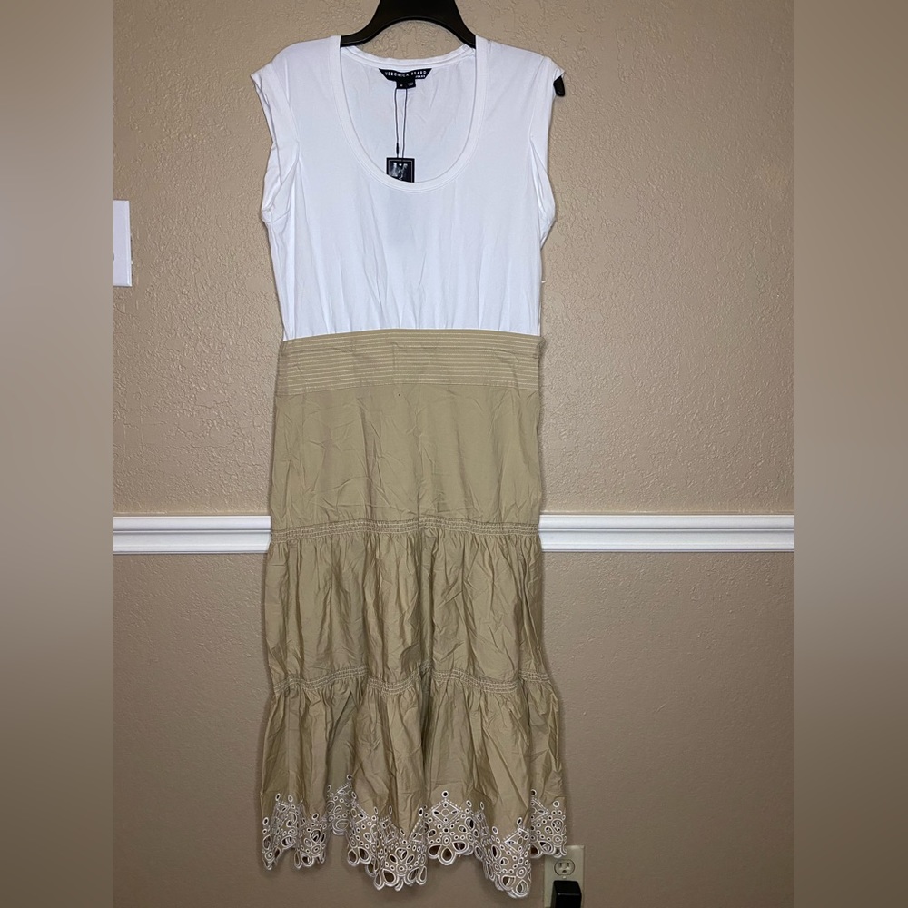 NWT $448 RETAIL Veronica Beard Amara Combo Dress size Medium